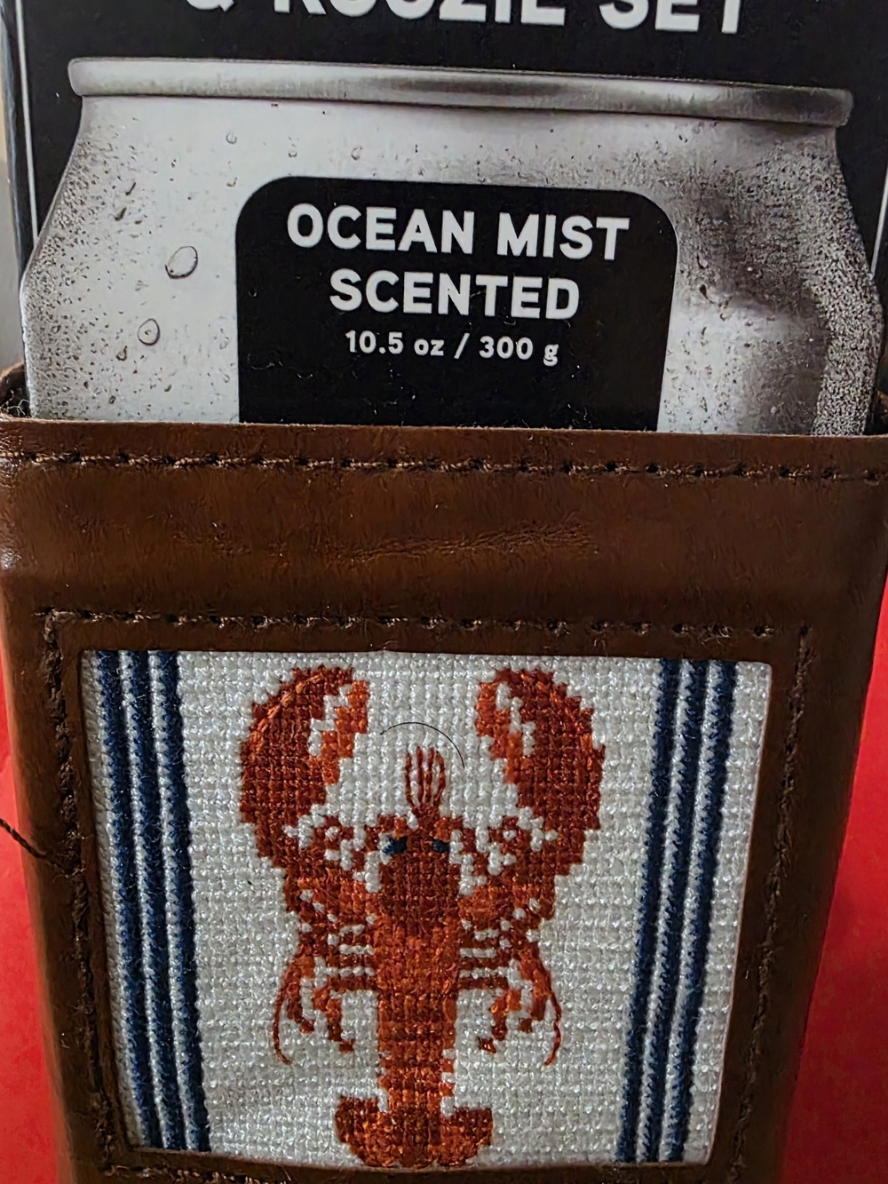 Premium Ocean Mist Scented Bar Soap And Koozie Set - Picture 2 of 5